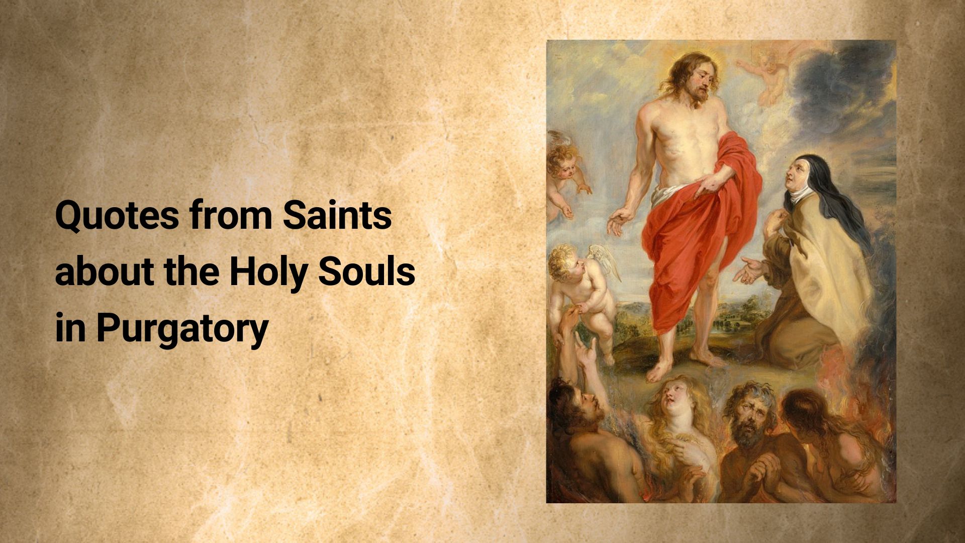 Quotes from Saints about the Holy Souls in Purgatory - Following Padre Pio